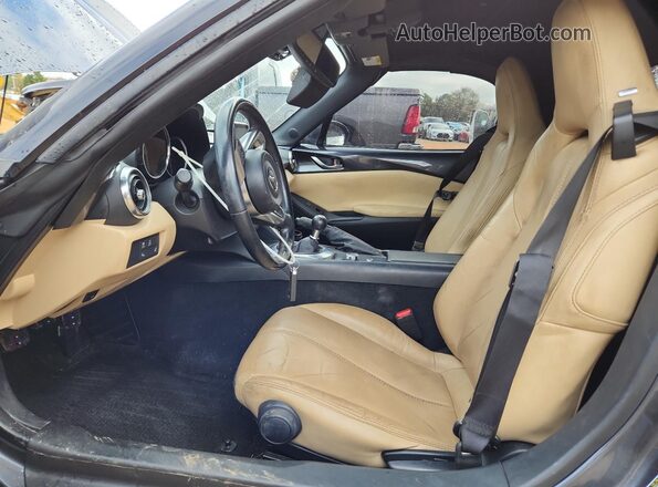 JM1NDAD78G0106441 2016 MAZDA MX-5 Gray Вид салону спереду