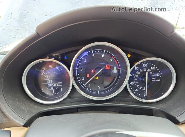 JM1NDAD78G0106441 2016 MAZDA MX-5 Gray Вид щитка приладів