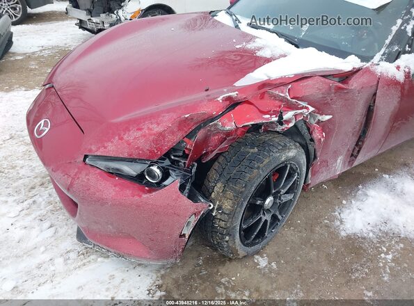 JM1NDAD78S0655470 2025 MAZDA MX-5 MIATA Red Вид спереду