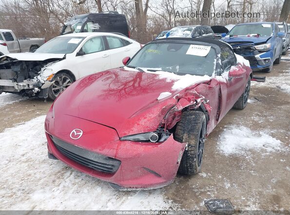 JM1NDAD78S0655470 2025 MAZDA MX-5 MIATA Red Передня ліва чверть