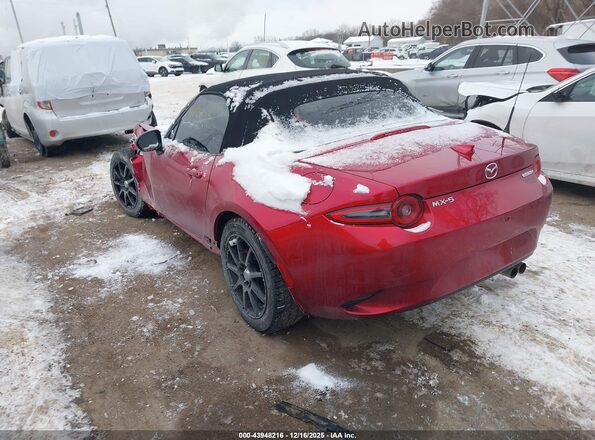 JM1NDAD78S0655470 2025 MAZDA MX-5 MIATA Red Задня ліва чверть