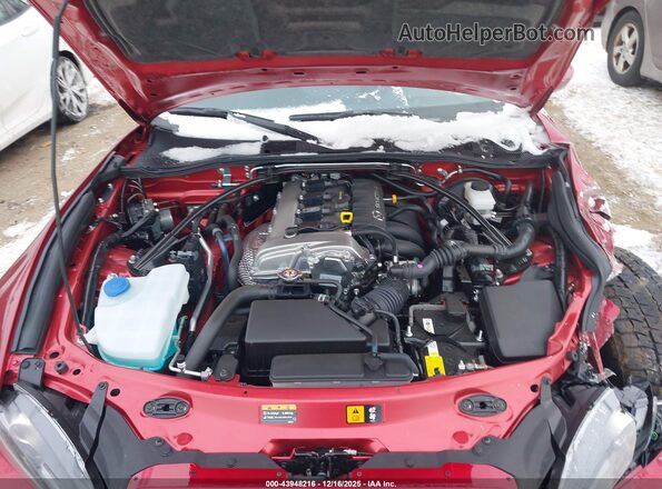 JM1NDAD78S0655470 2025 MAZDA MX-5 MIATA Red Вид ззаду