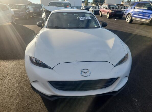 JM1NDAL70K0309270 2019 MAZDA MX-5 White Vista frontal