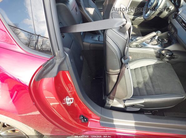 JM1NDAL73S0657130 2025 MAZDA MX-5 MIATA RF Red VIN կոդի պիտակի տեսք