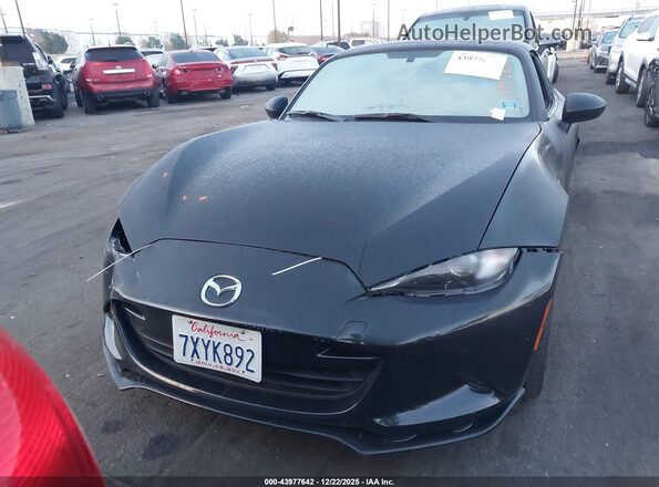 JM1NDAL78H0100500 2017 MAZDA MX-5 MIATA RF Black Rear interior view