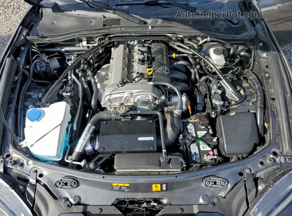 JM1NDAL79M0450082 2021 MAZDA MX-5 Gray უკანა სალონის ხედი