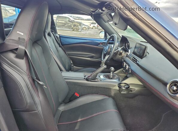 JM1NDAM71J0206162 2018 MAZDA MX-5 Blue Widok tylnych siedzeń