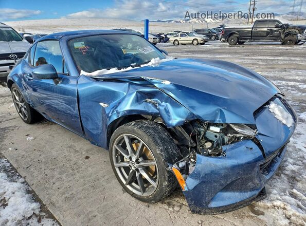 JM1NDAM71J0206162 2018 MAZDA MX-5 Blue Przód prawy
