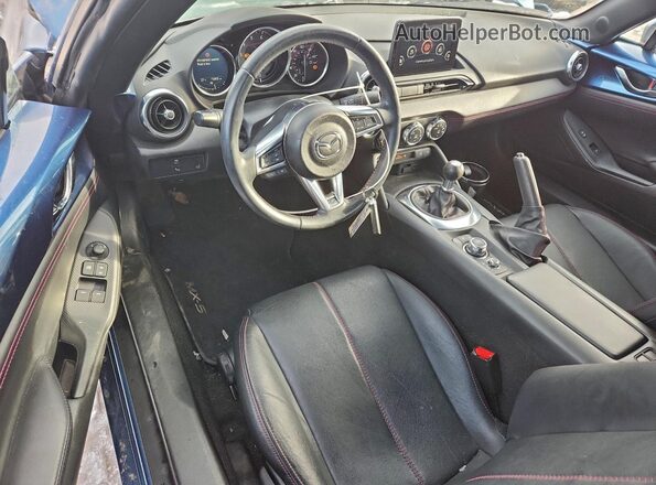 JM1NDAM71J0206162 2018 MAZDA MX-5 Blue Widok deski rozdzielczej