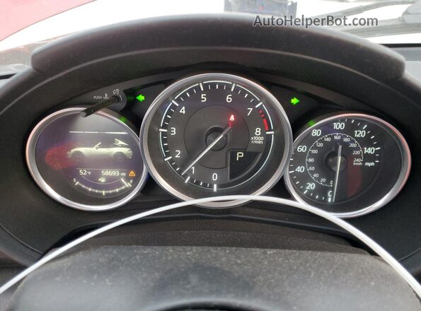 JM1NDAM71K0304853 2019 MAZDA MX-5 Red Vista del cuadro de instrumentos
