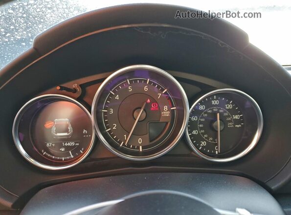 JM1NDAM71N0501283 2022 MAZDA MX-5 Gray Սարքավորումների վահանակի տեսք