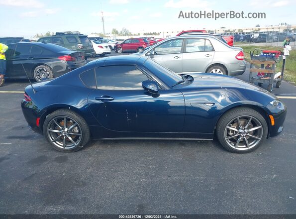 JM1NDAM72N0500014 2022 MAZDA MX-5 MIATA RF Navy სალონის 360-გრადუსიანი ხედი