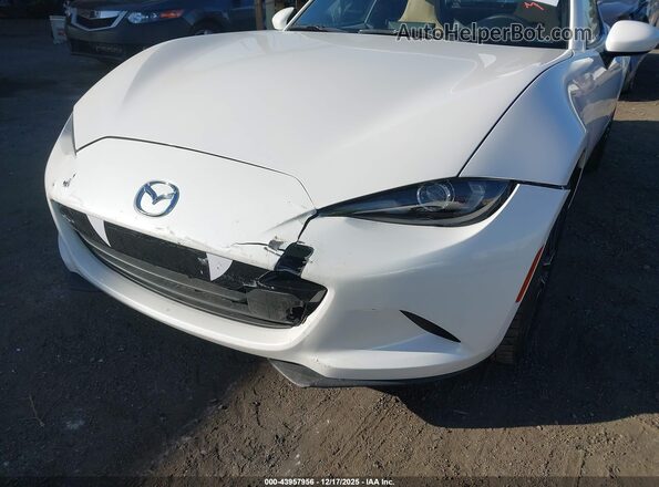 JM1NDAM72R0606047 2024 MAZDA MX-5 MIATA RF White Դիմացի տեսք