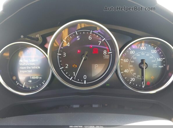JM1NDAM72R0606047 2024 MAZDA MX-5 MIATA RF White Հետևի նստատեղերի տեսք