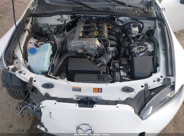 JM1NDAM73M0456281 2021 MAZDA MX-5 MIATA RF Белый Вид сзади