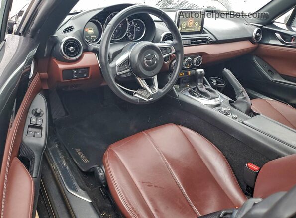 JM1NDAM74H0102632 2017 MAZDA MX-5 Серый Вид панели приборов