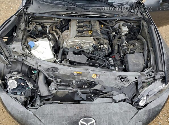 JM1NDAM74H0102632 2017 MAZDA MX-5 Серый Вид задней части салона