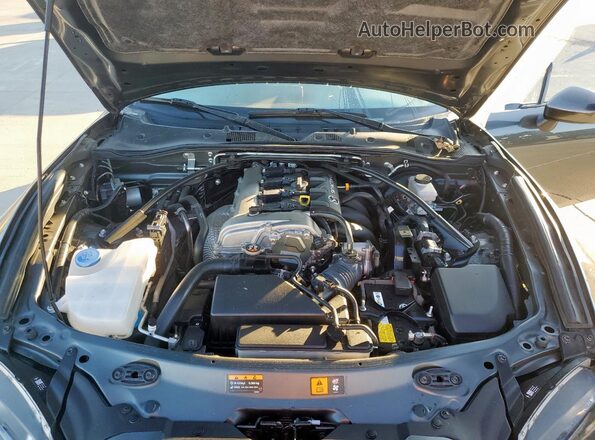 JM1NDAM74N0500970 2022 MAZDA MX-5 Charcoal Սալոնի հետևի տեսք