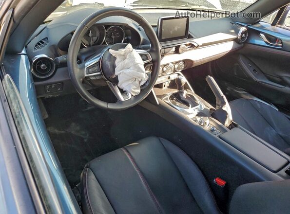 JM1NDAM75H0107371 2017 MAZDA MX-5 Blue Առջևի վահանակի տեսք