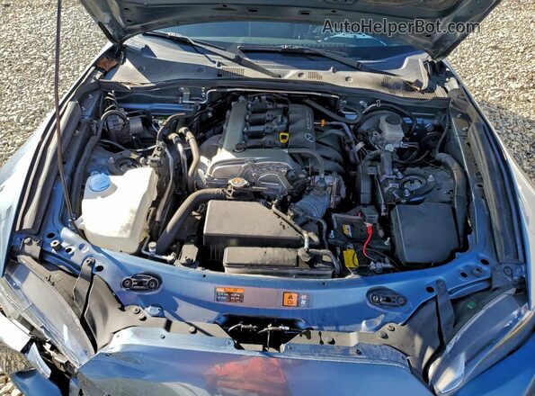 JM1NDAM75H0107371 2017 MAZDA MX-5 Blue Սալոնի հետևի տեսք