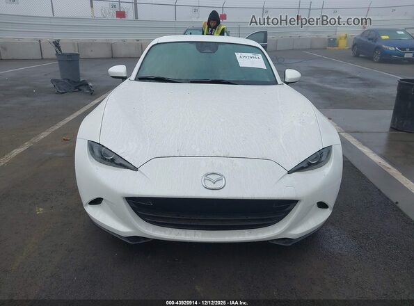 JM1NDAM75R0605684 2024 MAZDA MX-5 MIATA RF White Դիմացի տեսք