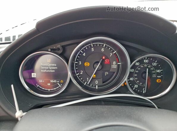 JM1NDAM76M0461166 2021 MAZDA MX-5 Gray ხელსაწყოთა პანელის ხედი