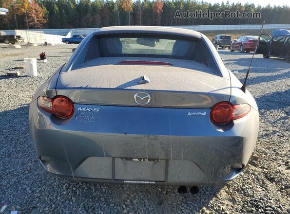 JM1NDAM77H0105072 2017 MAZDA MX-5 Silver Հետևի տեսք