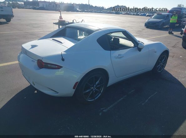 JM1NDAM77J0202925 2018 MAZDA MX-5 MIATA RF White Trasero derecho