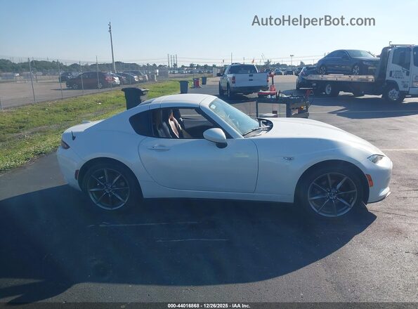 JM1NDAM77J0202925 2018 MAZDA MX-5 MIATA RF White Vista interior trasera