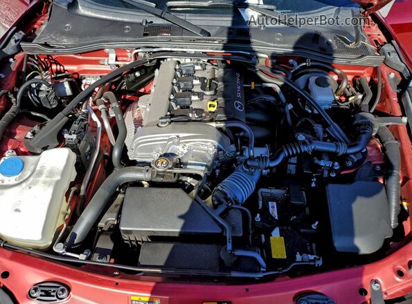 JM1NDAM79M0457595 2021 MAZDA MX-5 Red Rear interior view