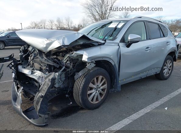 JM3KE2CY6G0720945 2016 MAZDA CX-5 Silver Передня ліва чверть