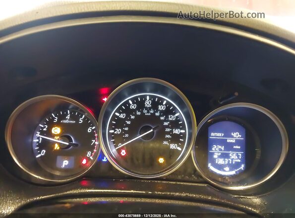 JM3KE4BYXG0693391 2016 MAZDA CX-5 Red Հետևի նստատեղերի տեսք
