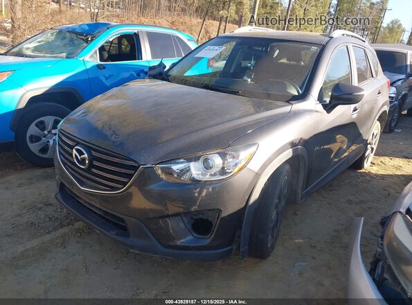 JM3KE4DY3G0837294 2016 MAZDA CX-5 Gray Передня ліва чверть