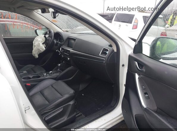 JM3KE4DY4G0703443 2016 MAZDA CX-5 White წინა სალონის ხედი
