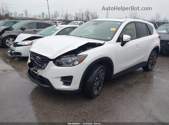 JM3KE4DY4G0703443 2016 MAZDA CX-5 White წინა მარცხენა ხედი სამი მეოთხედიდან
