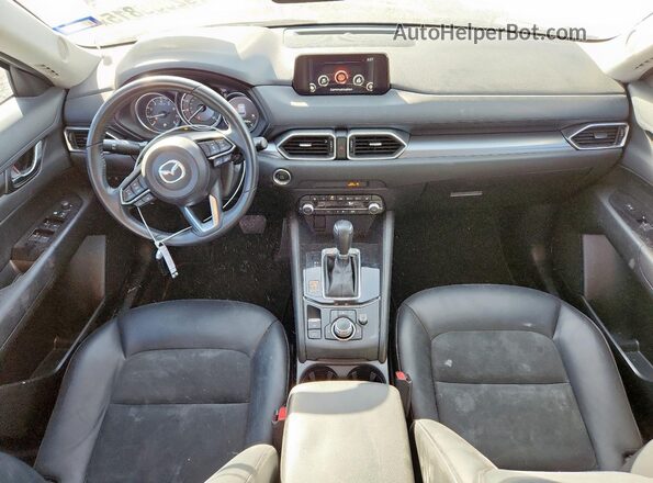 JM3KFACM0L0745399 2020 MAZDA CX-5 White Widok deski rozdzielczej
