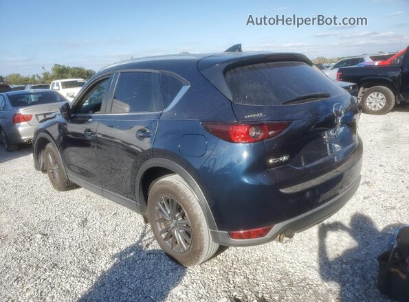 JM3KFACM7K0648814 2019 MAZDA CX-5 Blue Հետևի ձախ