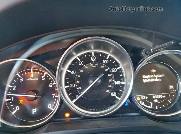 JM3KFBCM1N0549481 2022 MAZDA CX-5 Charcoal Instrument cluster view