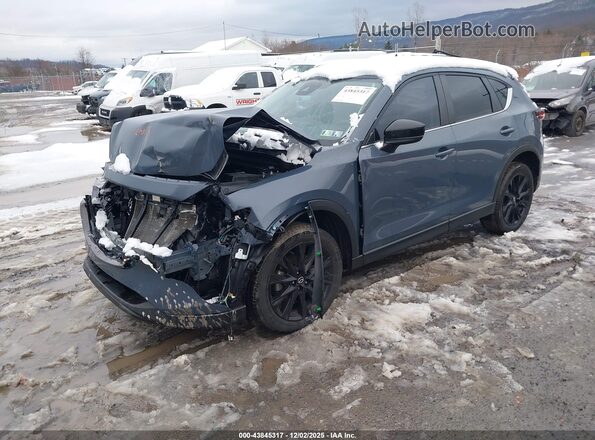 JM3KFBCM3P0240582 2023 MAZDA CX-5 Синий Передняя левая четверть