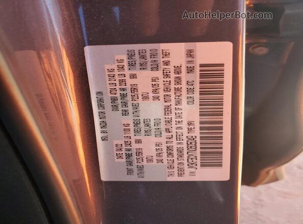 JM3KFBCM7N0605049 2022 MAZDA CX-5 Gray Widok naklejki z numerem VIN