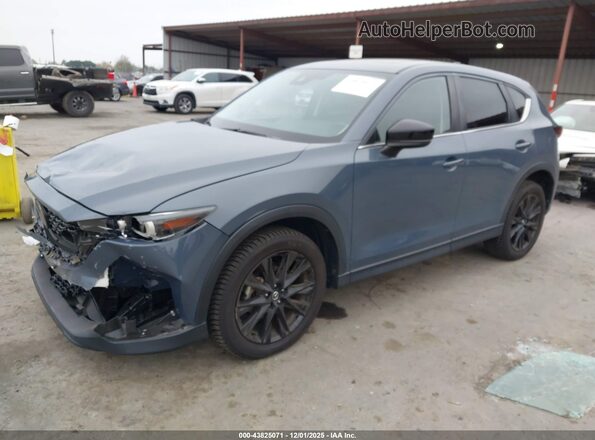 JM3KFBCM8N0561644 2022 MAZDA CX-5 Blue წინა მარცხენა ხედი სამი მეოთხედიდან