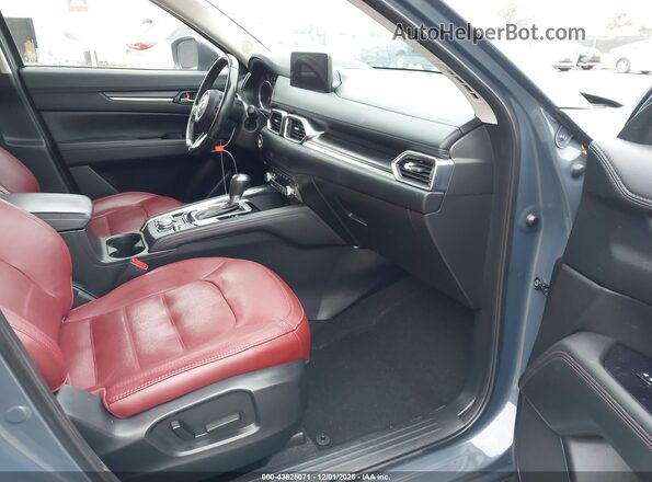 JM3KFBCM8N0561644 2022 MAZDA CX-5 Blue წინა სალონის ხედი