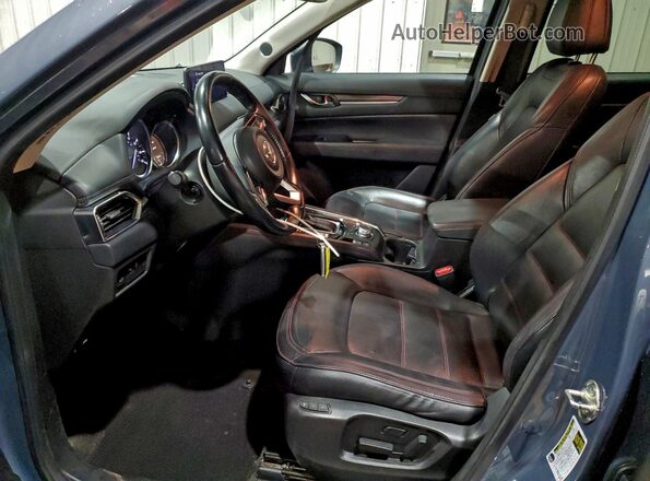 JM3KFBCY5M0446016 2021 MAZDA CX-5 Blue Вид салону спереду