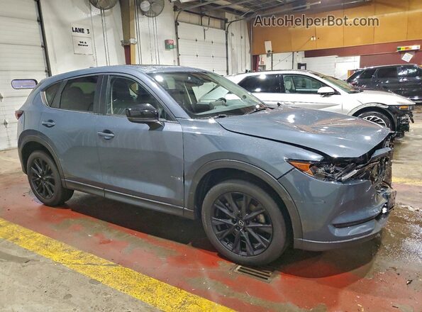 JM3KFBCY5M0446016 2021 MAZDA CX-5 Blue Передня права чверть