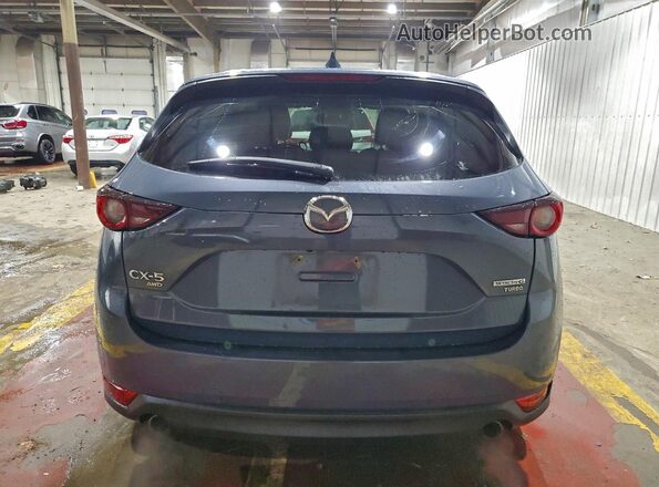 JM3KFBCY5M0446016 2021 MAZDA CX-5 Blue Вид ззаду