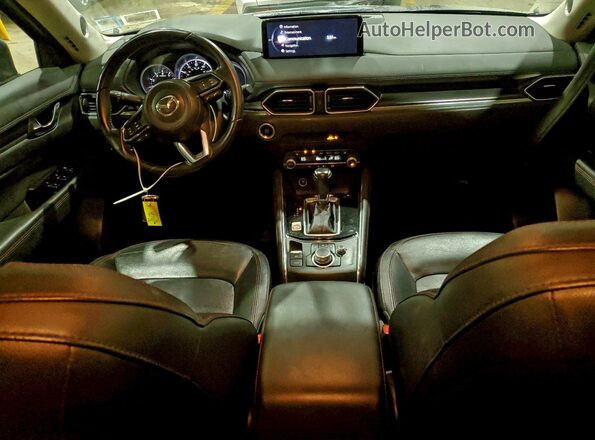 JM3KFBCY5M0446016 2021 MAZDA CX-5 Blue Вид панелі приладів