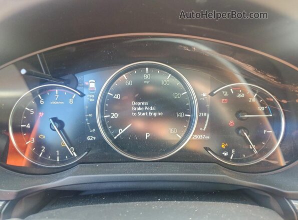 JM3KFBEM0N1610293 2022 MAZDA CX-5 Красный Вид щитка приборов