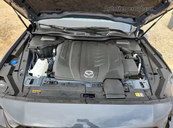 JM3KJBHD1S1128454 2025 MAZDA CX-70 Blue Vista del compartimento del motor