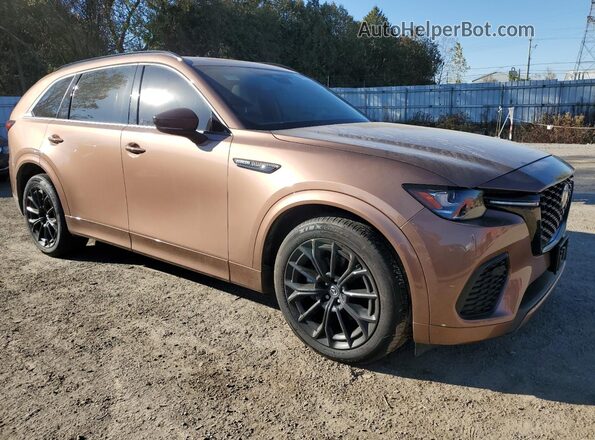 JM3KJDHC9S1112635 2025 MAZDA CX-70 Коричневый Передняя правая четверть