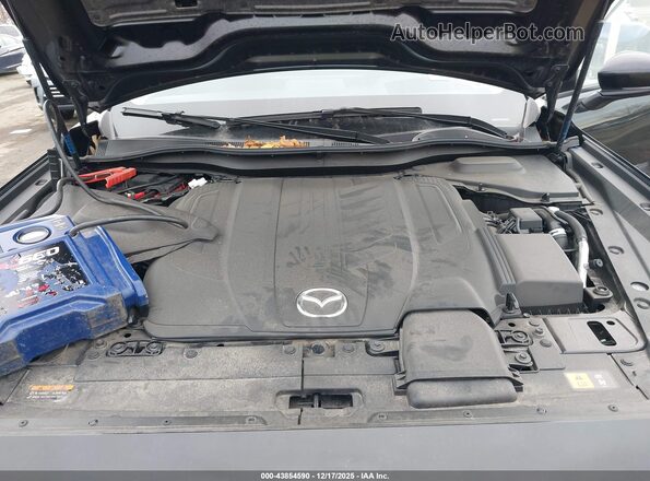 JM3KK1HC0R1145576 2024 MAZDA CX-90 Black Widok z tyłu